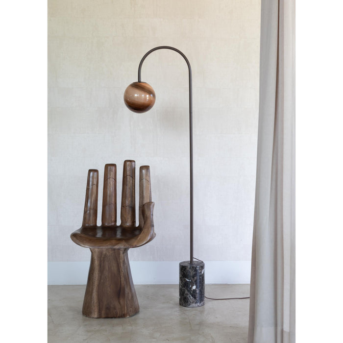 it's about RoMi Vloerlamp Tivoli - Bruin - 20x42x163cm
