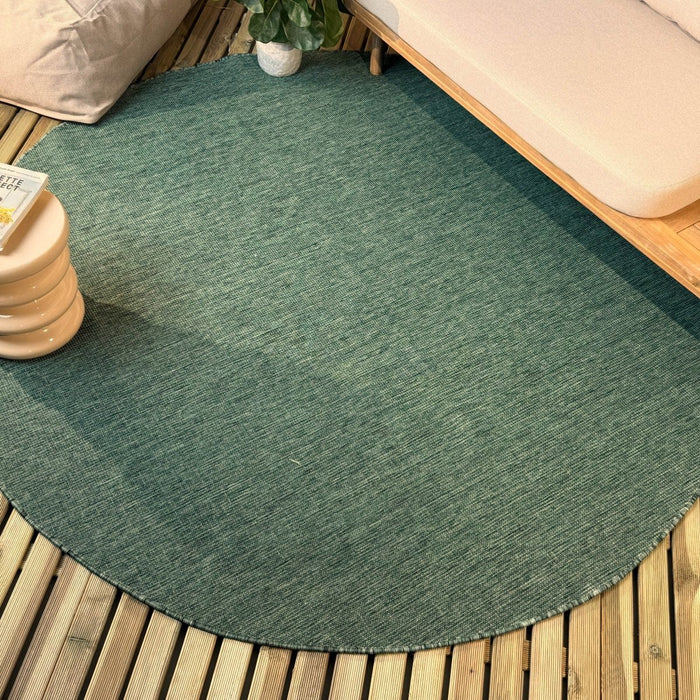 Rond buitenkleed Tone groen - Interieur05 - 200 x 200 cm
