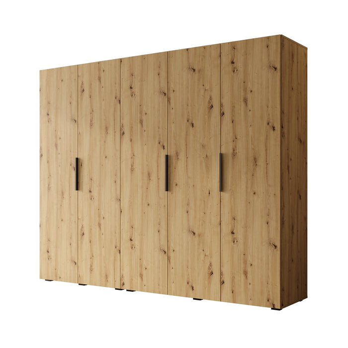 Meubella - Kledingkast Marquesa - Eiken - 250 cm