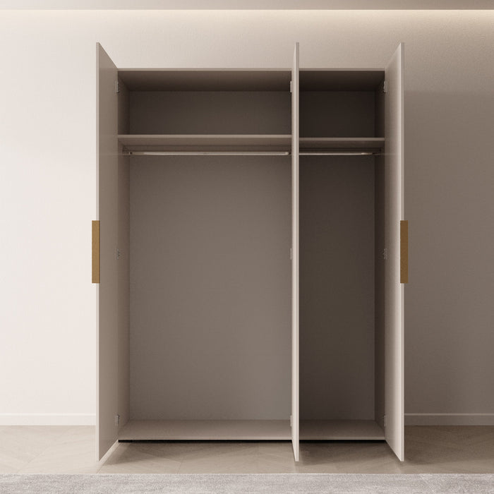 Meubella - Kledingkast Marquesa - Beige - 150 cm