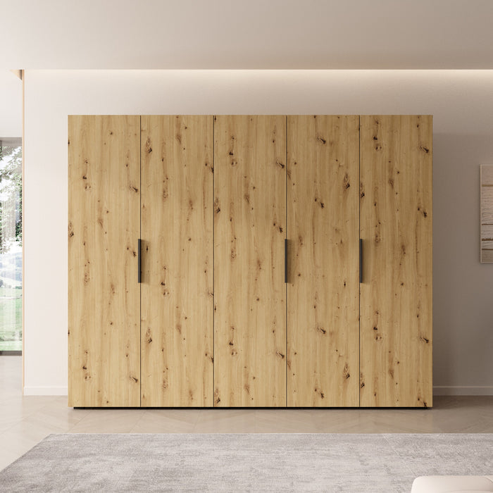 Meubella - Kledingkast Marquesa - Eiken - 250 cm