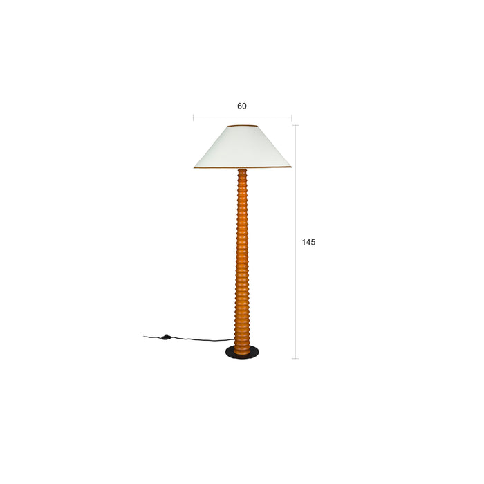 Dutchbone Horace Vloerlamp - Bruin