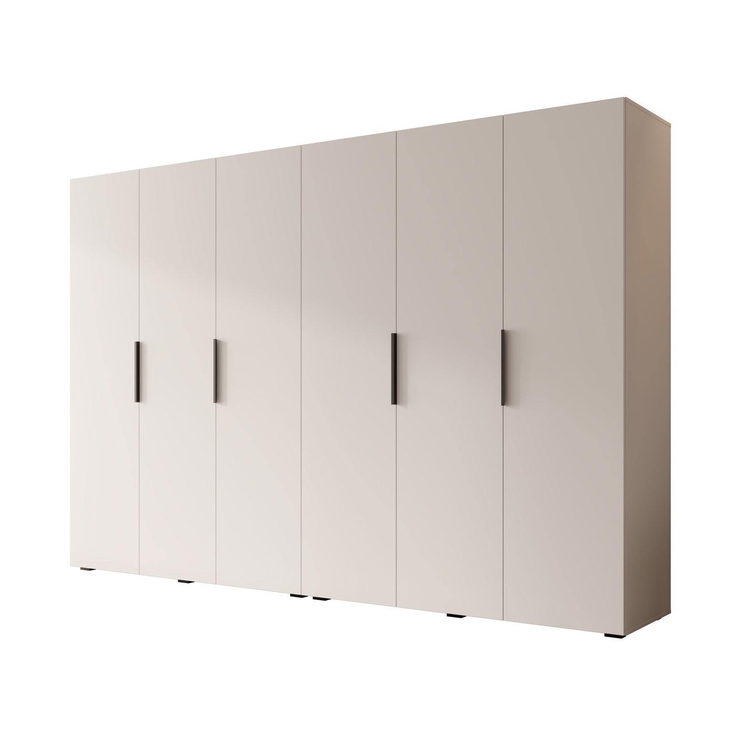 Meubella - Kledingkast Marquesa - Wit - 300 cm