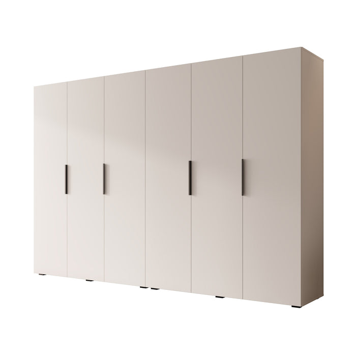 Meubella - Kledingkast Marquesa - Wit - 300 cm