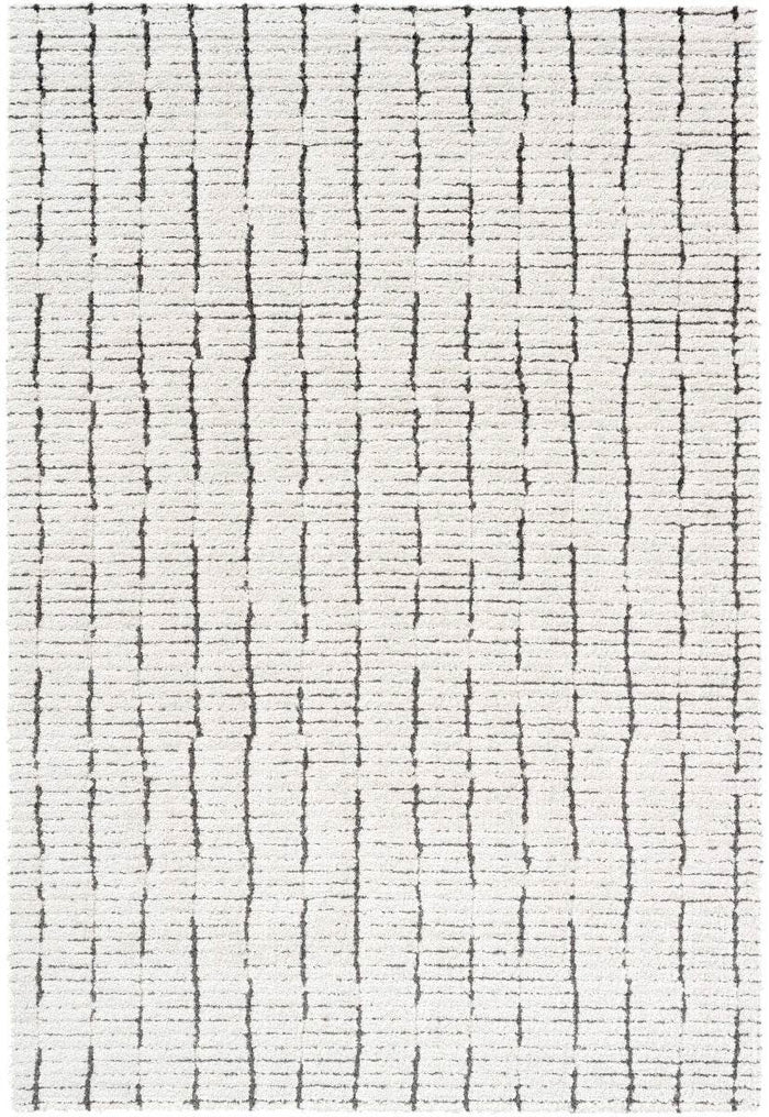 Interieur05 Vloerkleed Rectangle Creme wit|Zwart - 160 x 230 cm