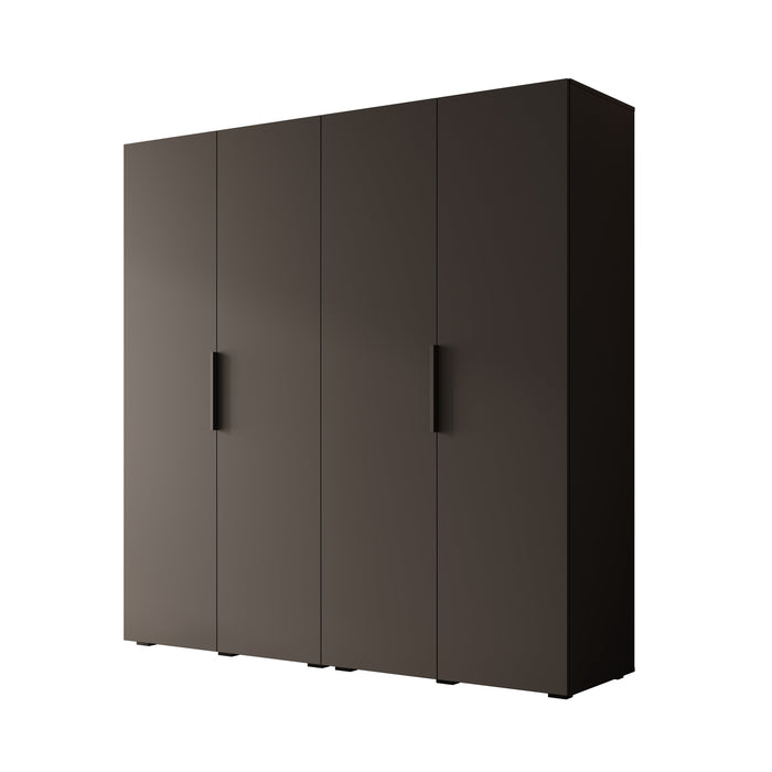 Meubella - Kledingkast Marquesa - Zwart - 200 cm