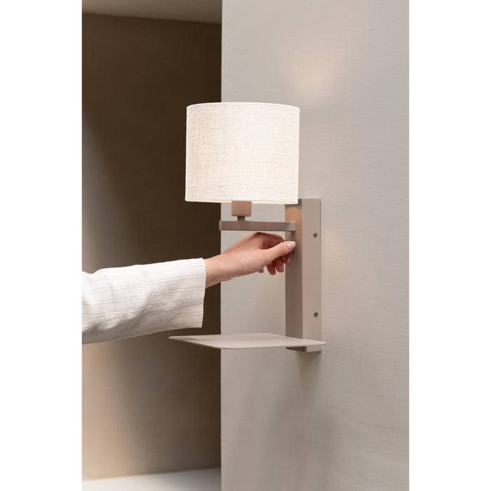 it's about RoMi Florence Wandlamp H 42 cm - Bruin / Wit