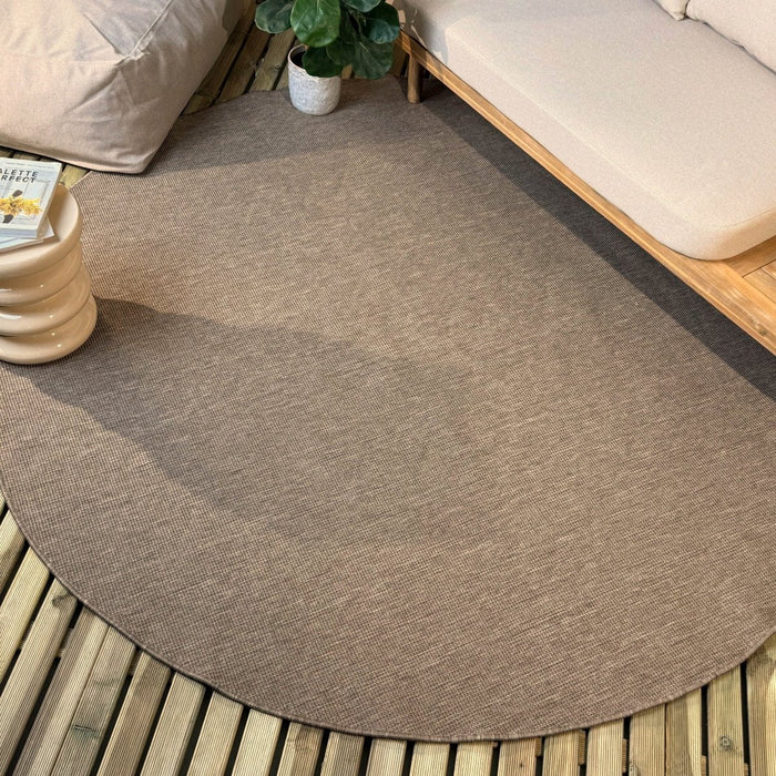 Rond buitenkleed Tone linnen - Interieur05 - 200 x 200 cm