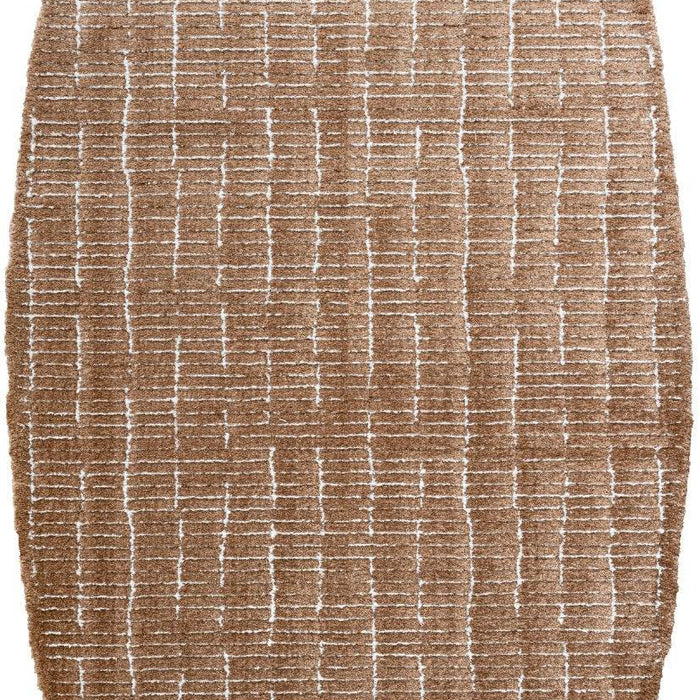 Interieur05 Vloerkleed Rectangle Edge Bruin|Wit - 160 x 230 cm