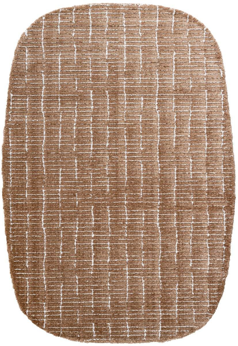 Interieur05 Vloerkleed Rectangle Edge Bruin|Wit - 160 x 230 cm