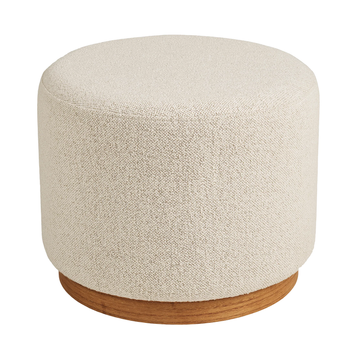 Artichok Dawn Ronde Poef Zand - Ø 50 x 41 cm