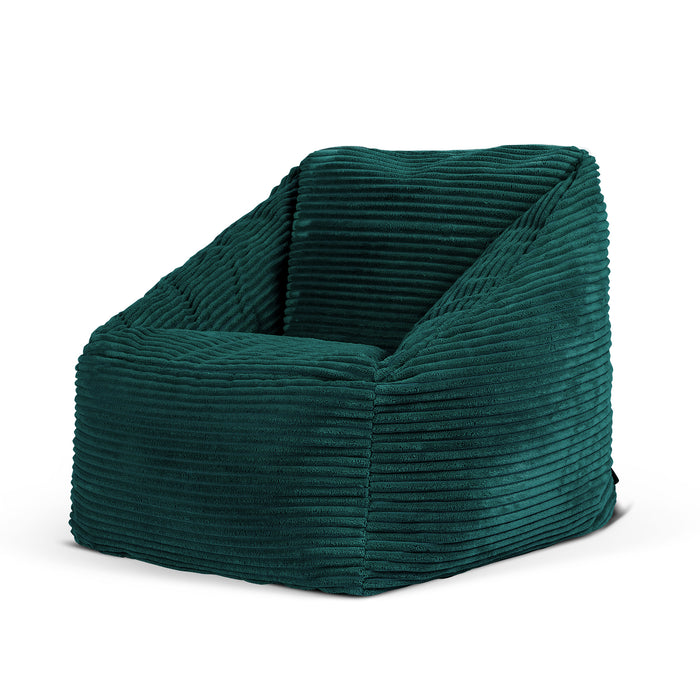 icon Natalia Kinderzitzak Fauteuil - Ribfluweel - Blauwgroen
