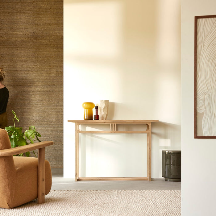 Tikamoon - Clovis - Massief eiken bijzettafel