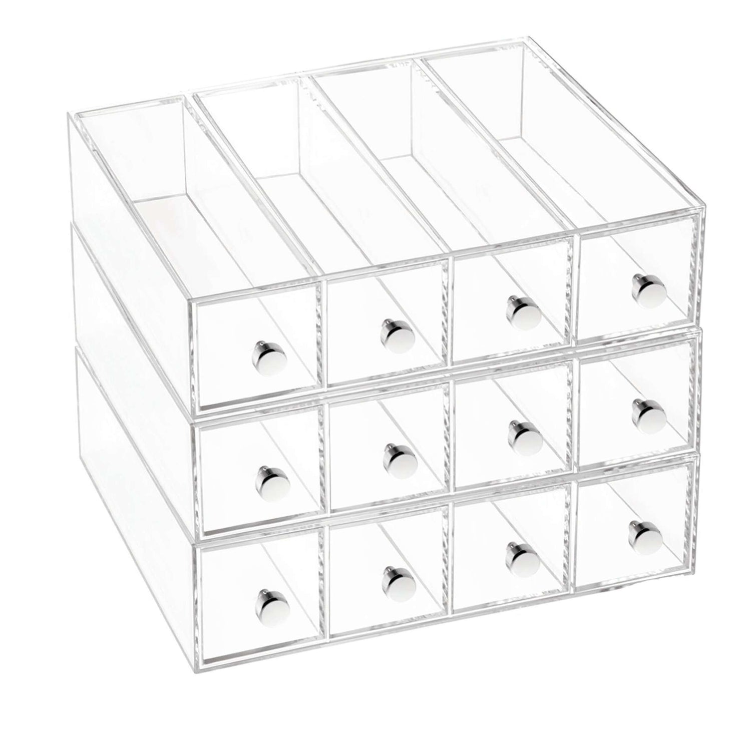 Ladekast, Make-up Organizer, Small, 4 Lades, 6.6 x 17.7 x 25.2 cm, Tra