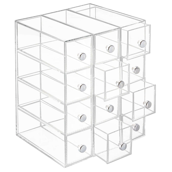 Ladekast, Make-up Organizer, Small, 4 Lades, 6.6 x 17.7 x 25.2 cm, Tra