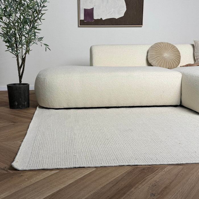 Wollen vloerkleed Taff wit|beige - Interieur05 - 230 x 160 cm