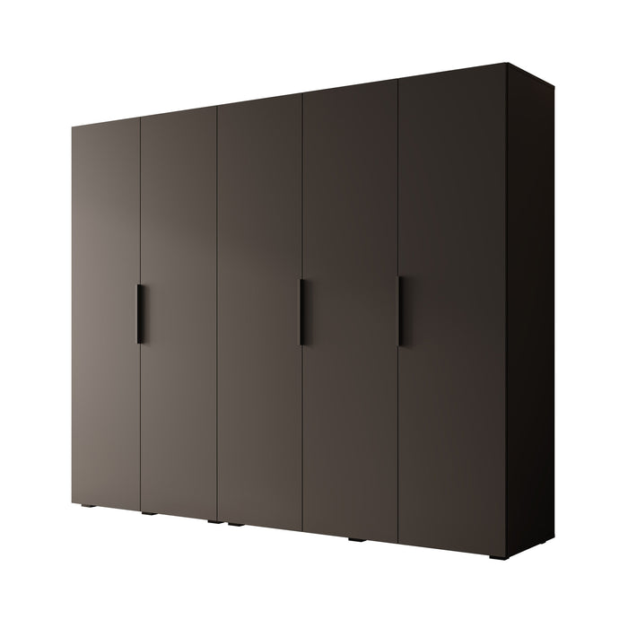 Meubella - Kledingkast Marquesa - Zwart - 250 cm