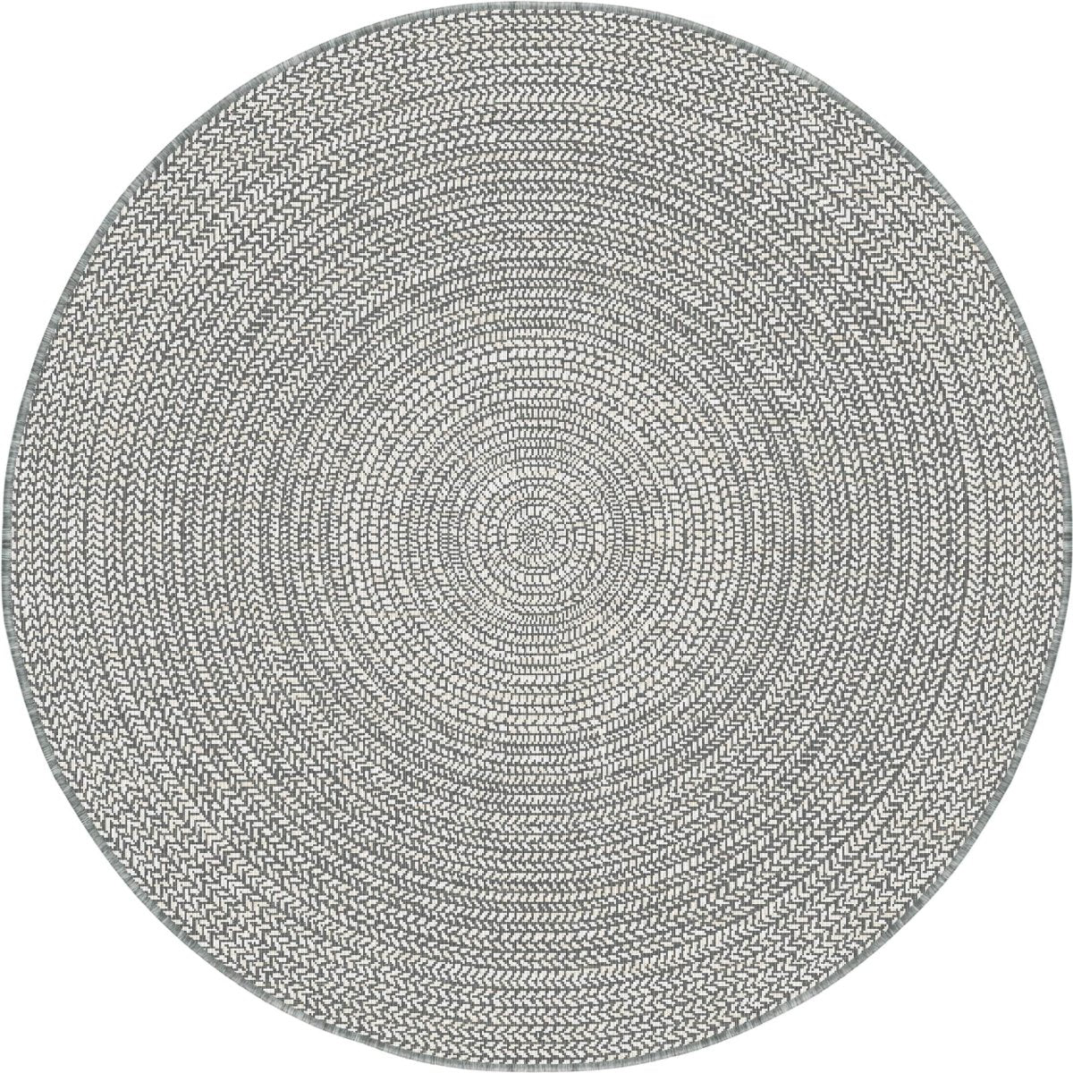 Rond buitenkleed Solid grijs - Interieur05 - 200 x 200 cm