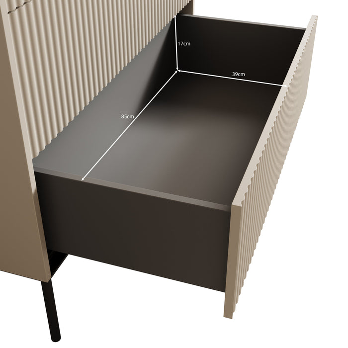 Meubella - Ladekast Timoteo - Beige - 93 cm