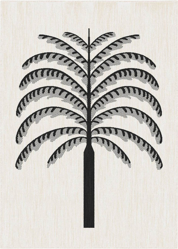 Buitenkleed Breeze zwart|wit - Interieur05 - 200 x 290 cm