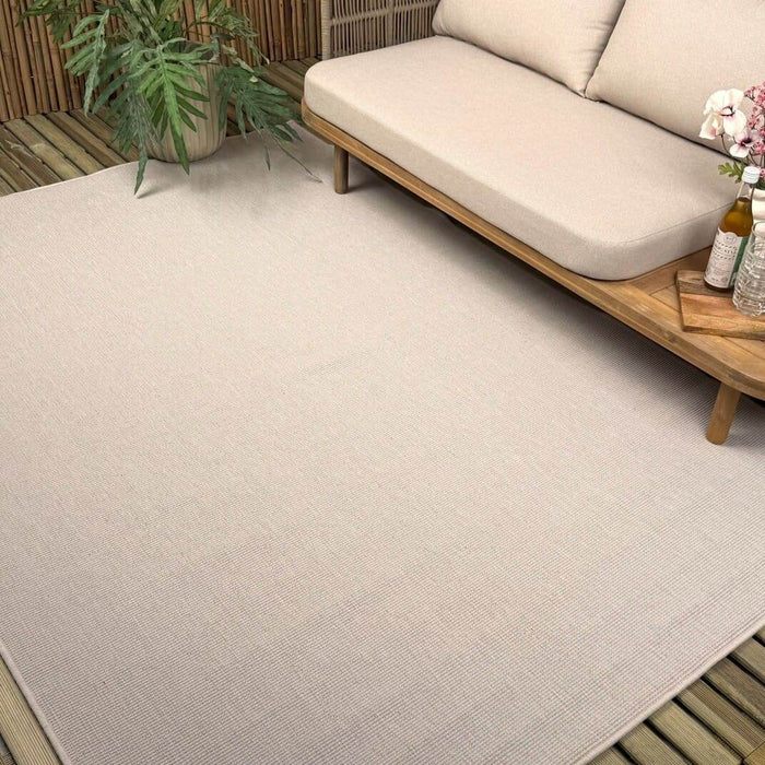 Buitenkleed Tone wit|naturel - Interieur05 - 240 x 340 cm