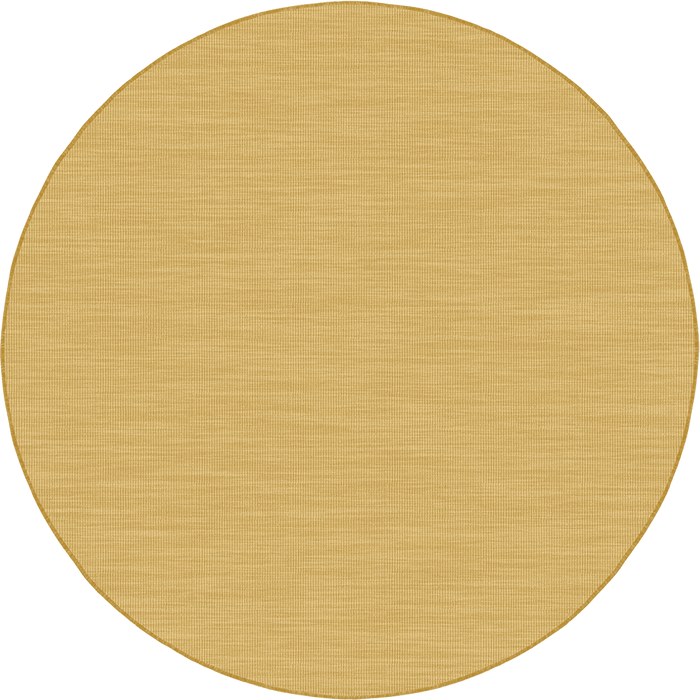 Rond buitenkleed Tone geel|okergeel - Interieur05 - 200 x 200 cm
