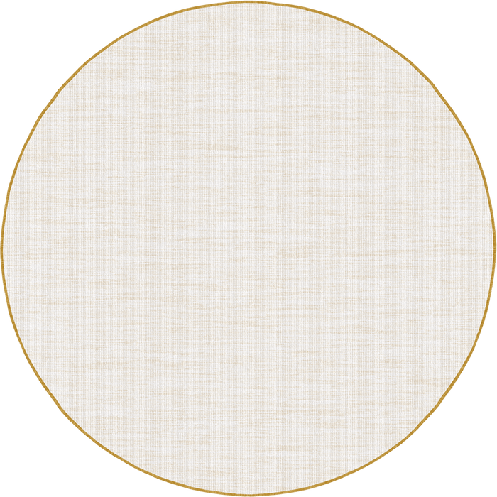 Rond buitenkleed Tone geel|okergeel - Interieur05 - 200 x 200 cm