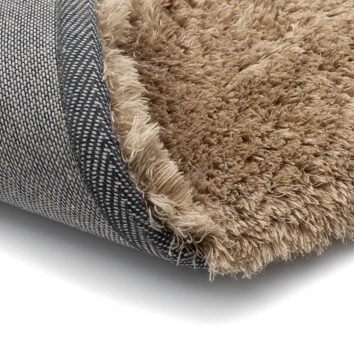 Hoogpolig vloerkleed Odelia bruin|taupe - Interieur05 - 150 x 80 cm