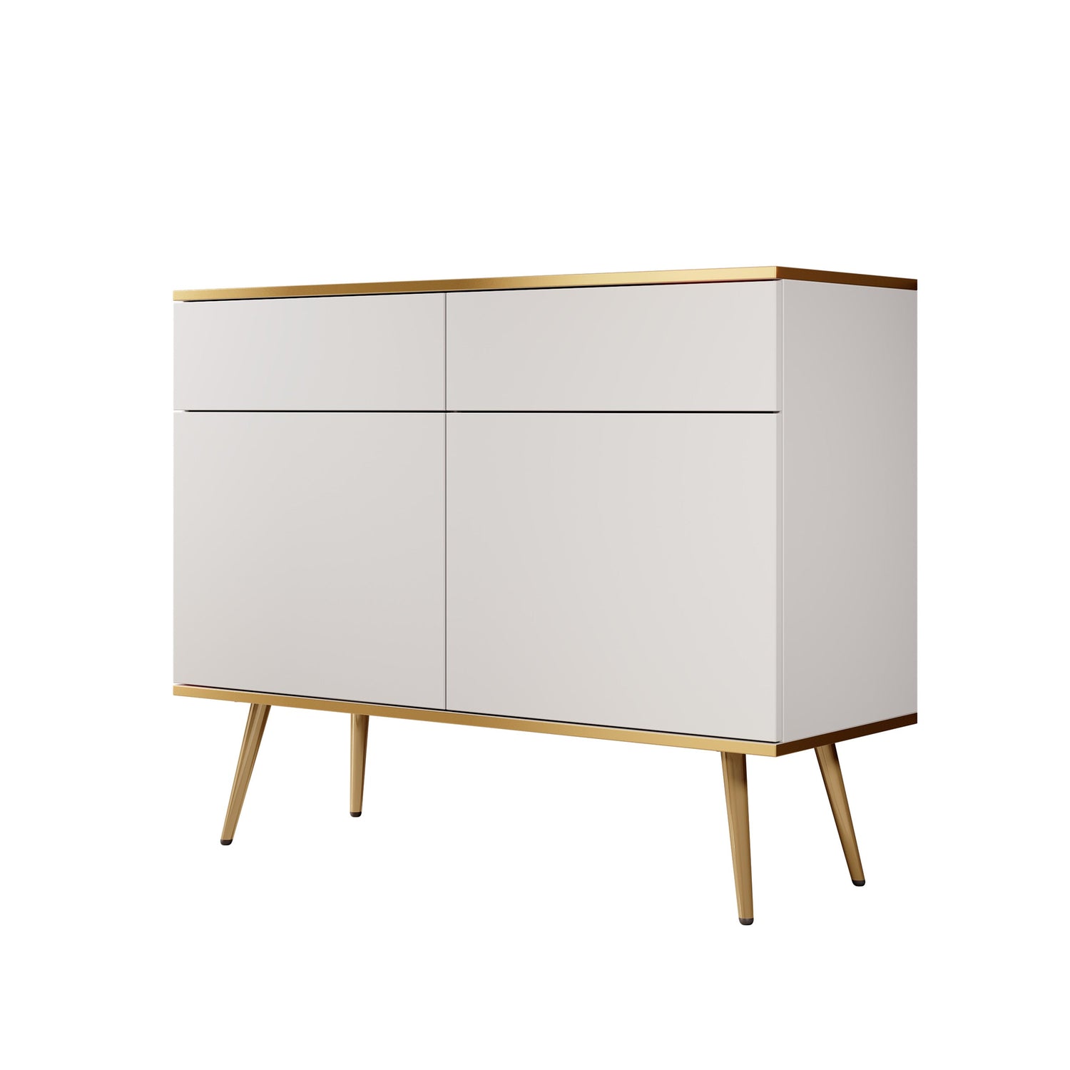 Meubella - Dressoir Orleans - Wit - 107 cm
