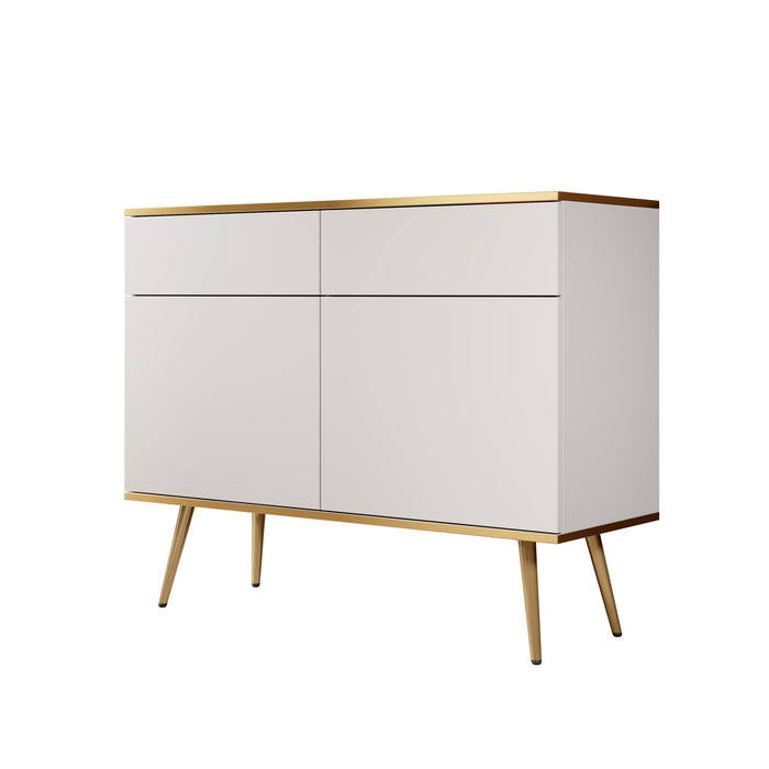 Meubella - Dressoir Orleans - Wit - 107 cm