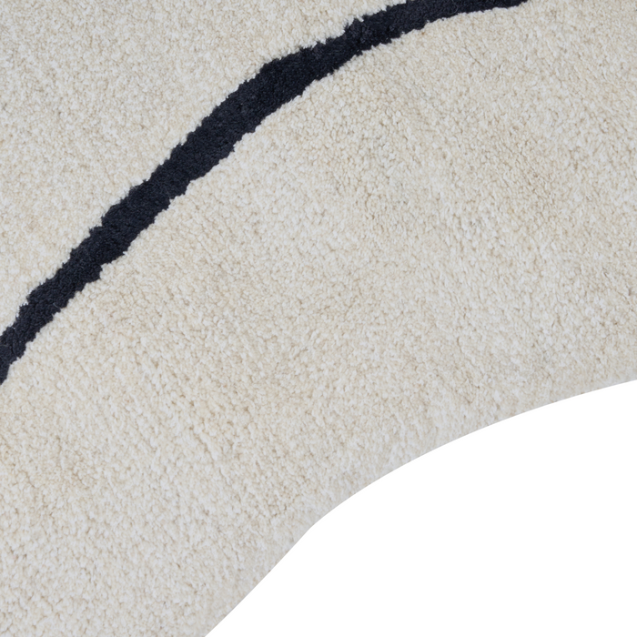 Beliani - DERA - Vloerkleed - Beige - 160 x 230 cm - Viscose