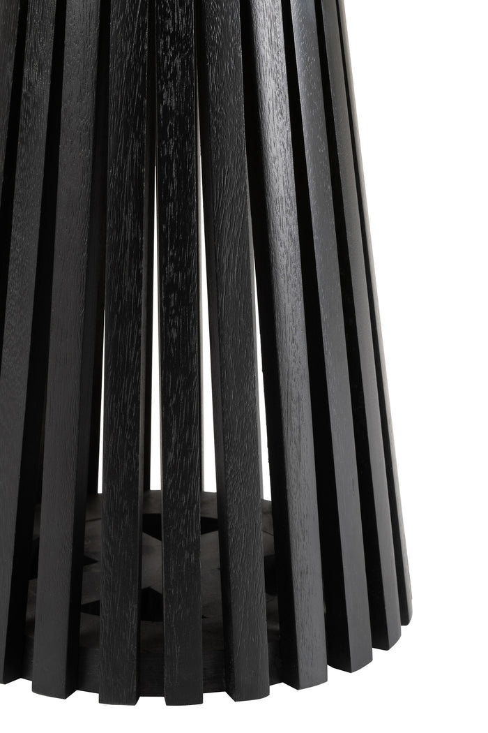 J-Line tafel Vincent - hout - zwart - small