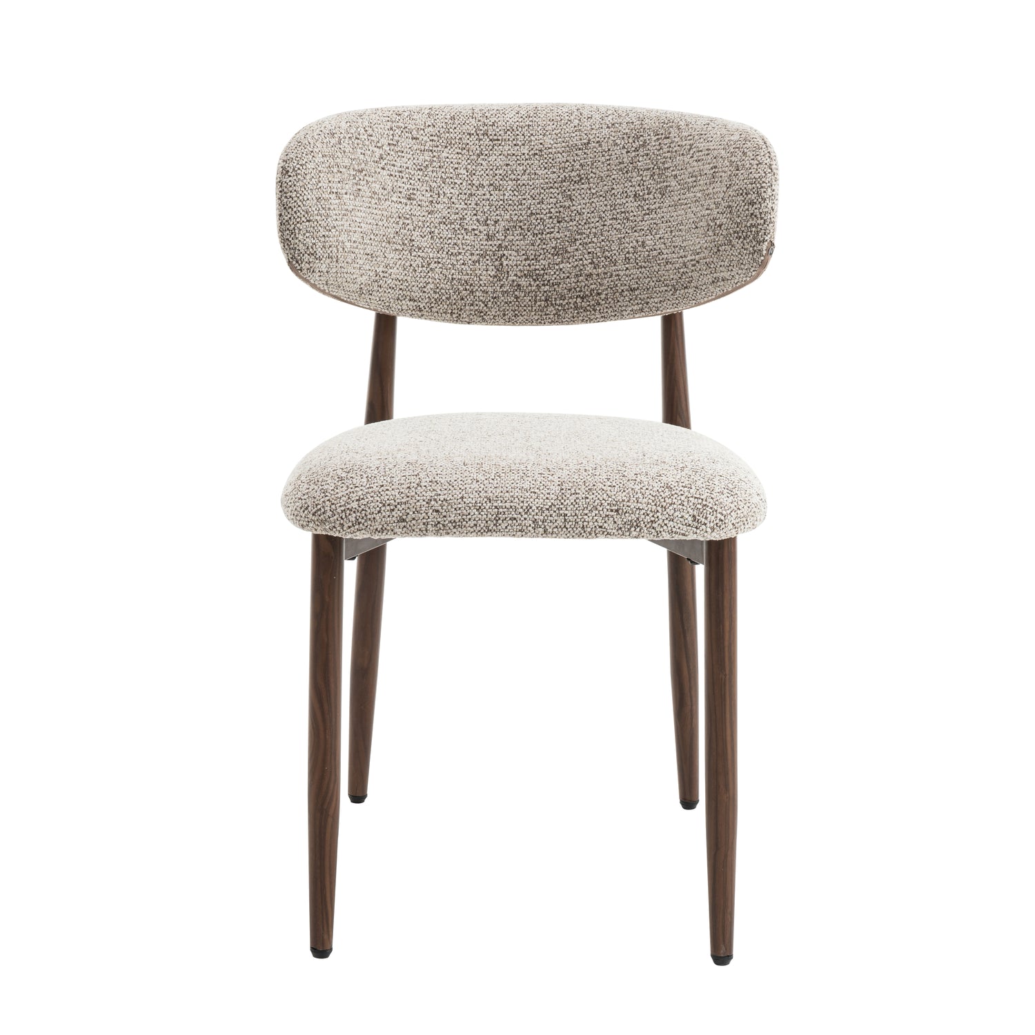 Celia Eetkamerstoelen Set van 2 - Bruin Walnoot Kleur