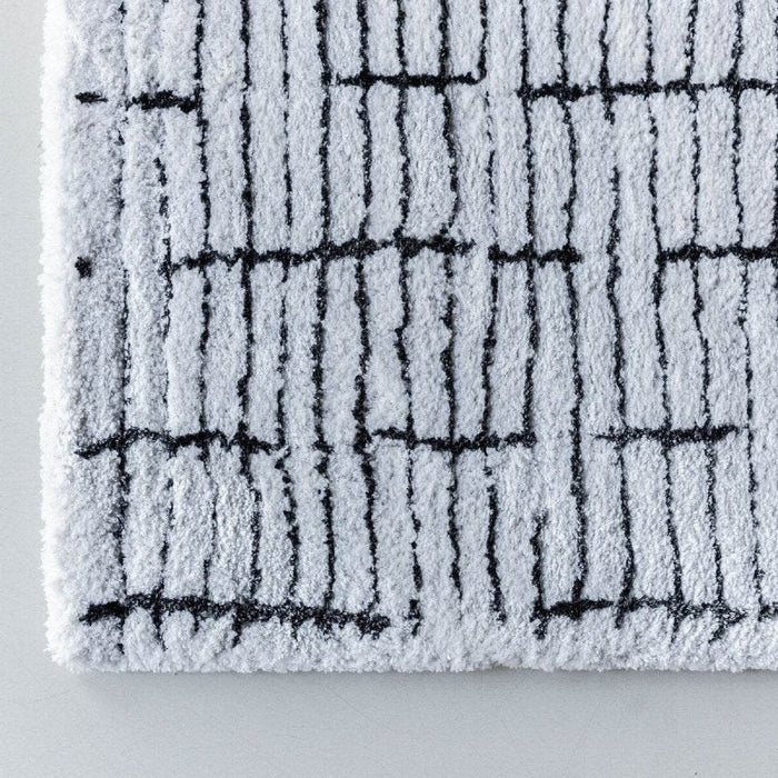 Interieur05 Vloerkleed Rectangle Creme wit|Zwart - 200 x 290 cm