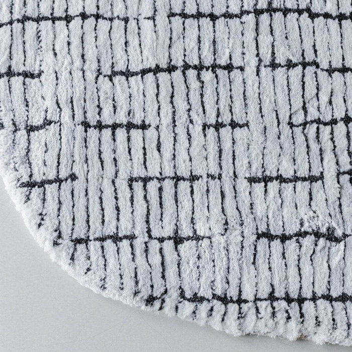 Interieur05 Vloerkleed Rectangle Edge Creme wit|Zwart - 200 x 290 cm