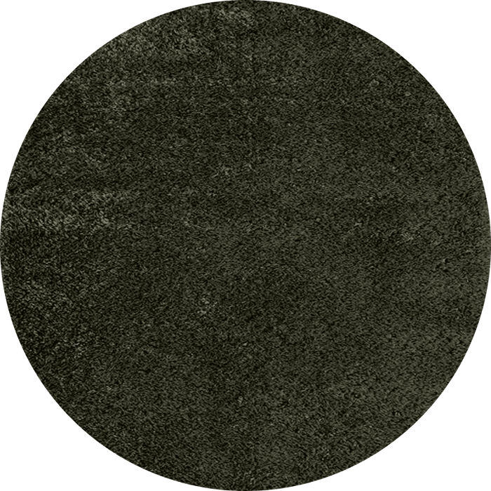 Interieur05 Rond Hoogpolig vloerkleed Fender Groen - 240 x 240 cm