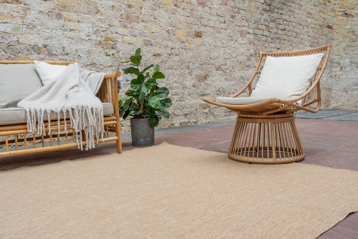 Interieur05 Jute buitenkleed Naturel Uni - 280 x 380 cm