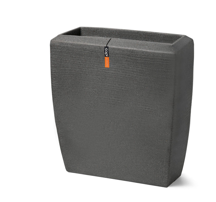 Capi Europe - Bak rechthoek hoog Arc Granite - Antraciet - 90x35x60