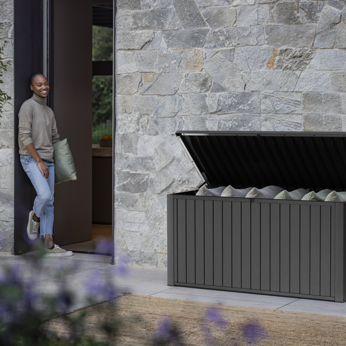 Keter Southwood Opbergbox - 643L - 146,3x73x70 cm - Grijs