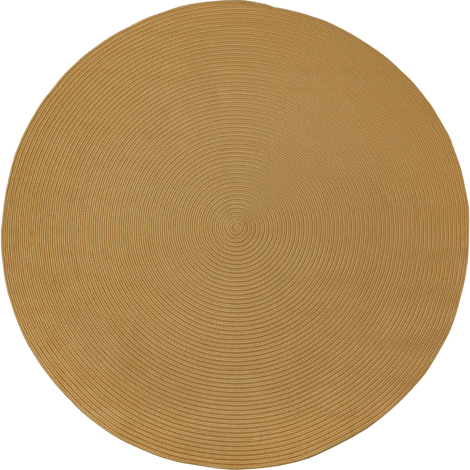 tectake® Geweven vloerkleed Raya in jute-look Ø 160 cm - Bruin