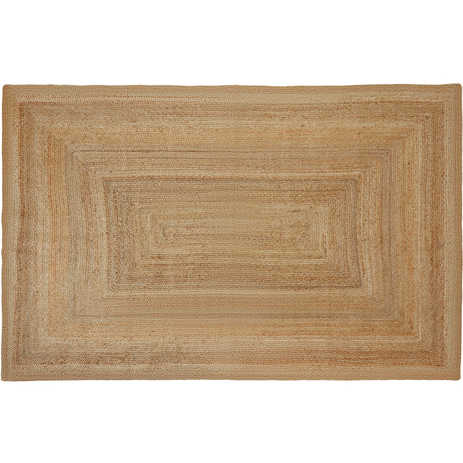 tectake® Handgeweven vloerkleed Glim van jute, boho-stijl 200 x 290 cm