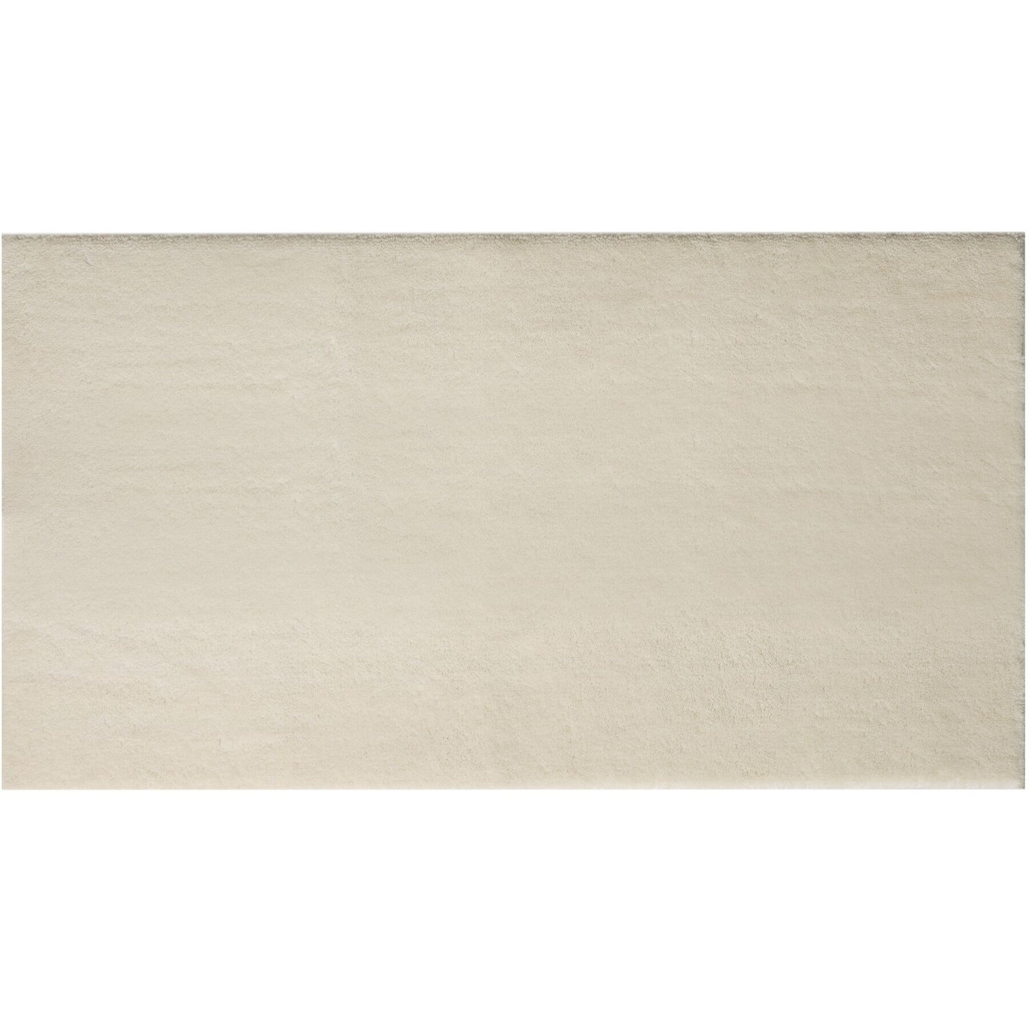 tectake® Kortpolig vloerkleed Soft Zone 60 x 110 cm - Beige