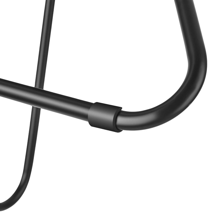 tectake® Loungestoel Centera, gestoffeerd, rond