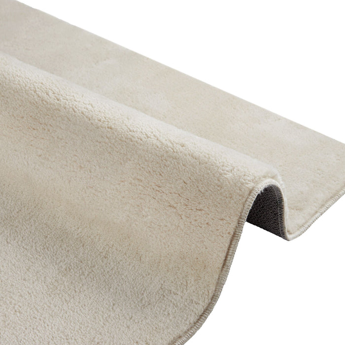 tectake® Kortpolig vloerkleed Soft Zone 60 x 110 cm - Beige