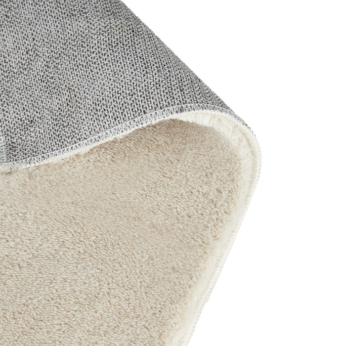 tectake® Kortpolig vloerkleed Soft Zone 60 x 110 cm - Beige