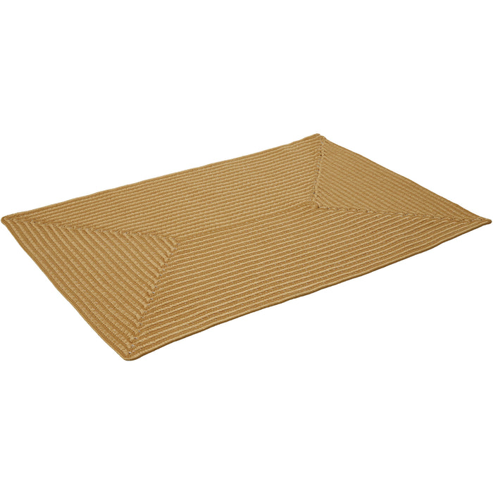 tectake® Gevlochten vloerkleed Raya in jute-look 60 x 90 cm - Bruin