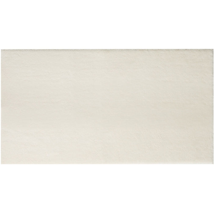 tectake® Kortpolig vloerkleed Soft Zone 60 x 110 cm - Crème