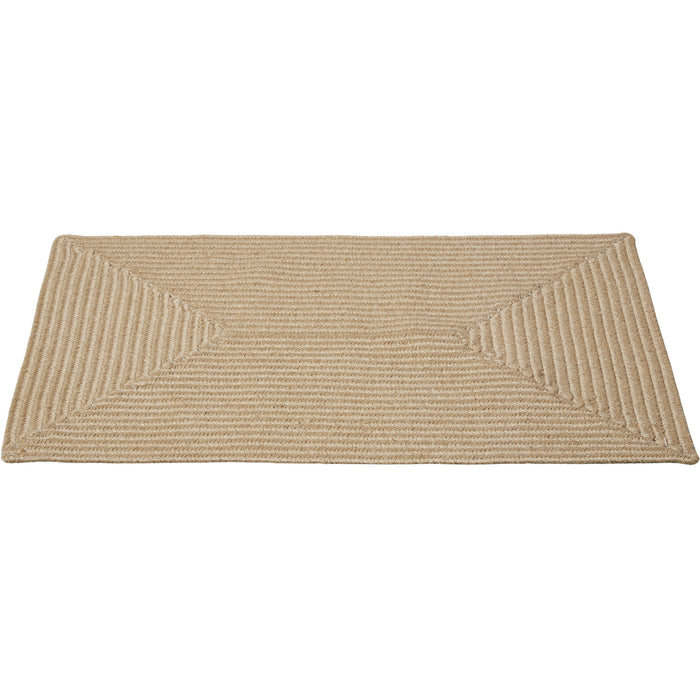 tectake® Gevlochten vloerkleed Vibe van jute, boho-stijl 60 x 90 cm