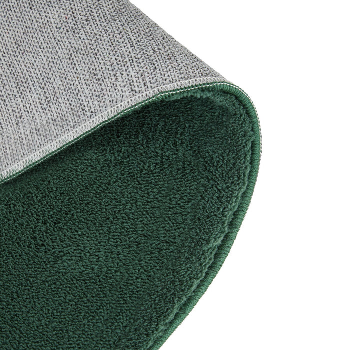 tectake® Kortpolig vloerkleed Soft Zone Ø 120 cm - Groen