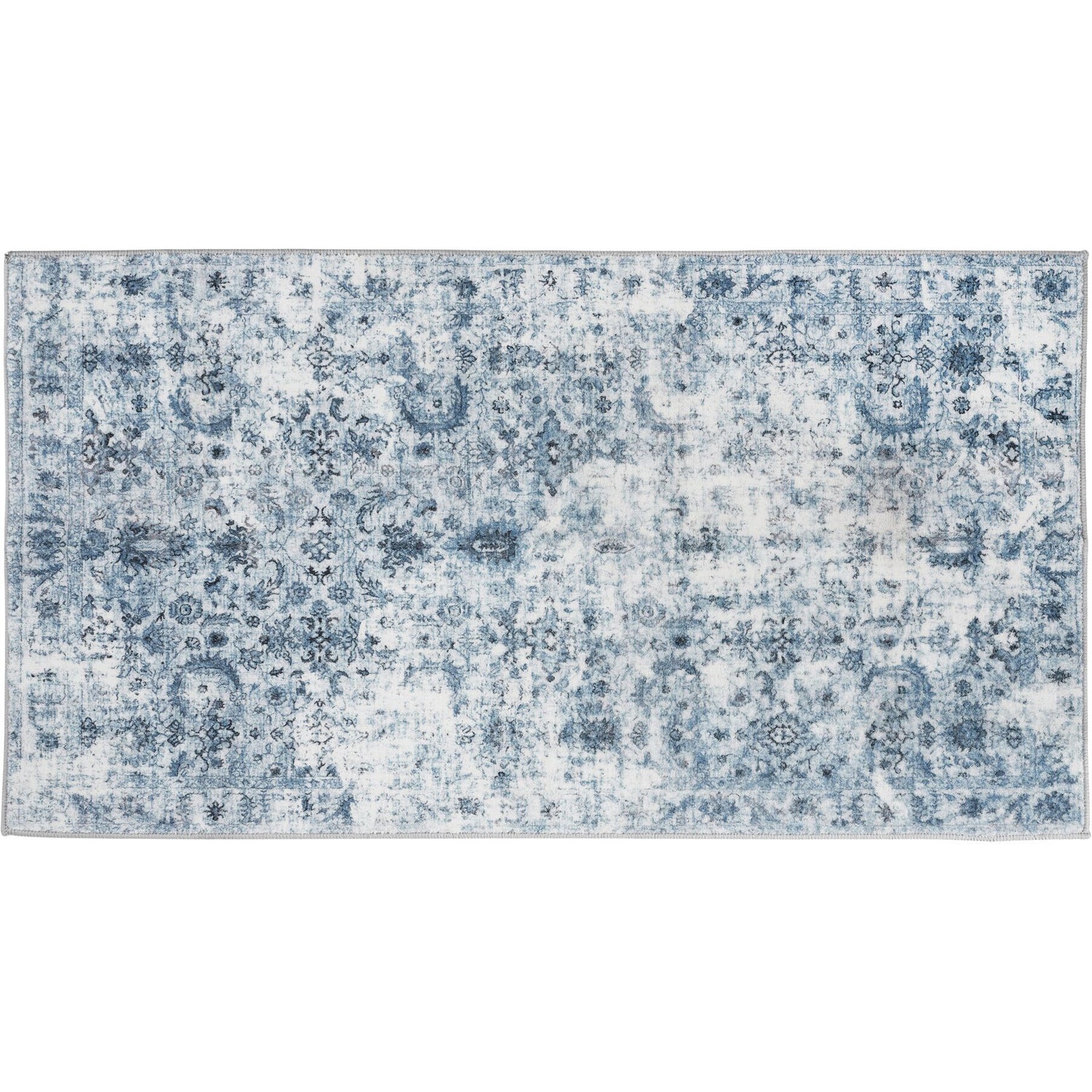 tectake® Vintage design vloerkleed Amara, laagpolig 60 x 110 cm